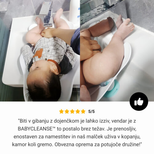 Anatomska opora za kopanje BabyCleanse - slika 5