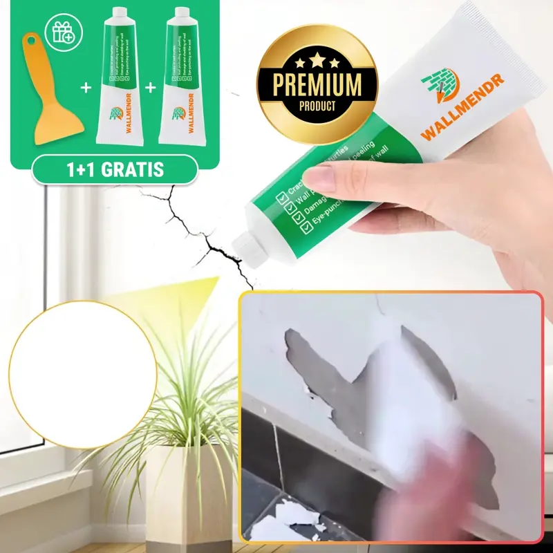 WALLMENDR kit za popravilo sten (1+1 BREZPLAČNO)