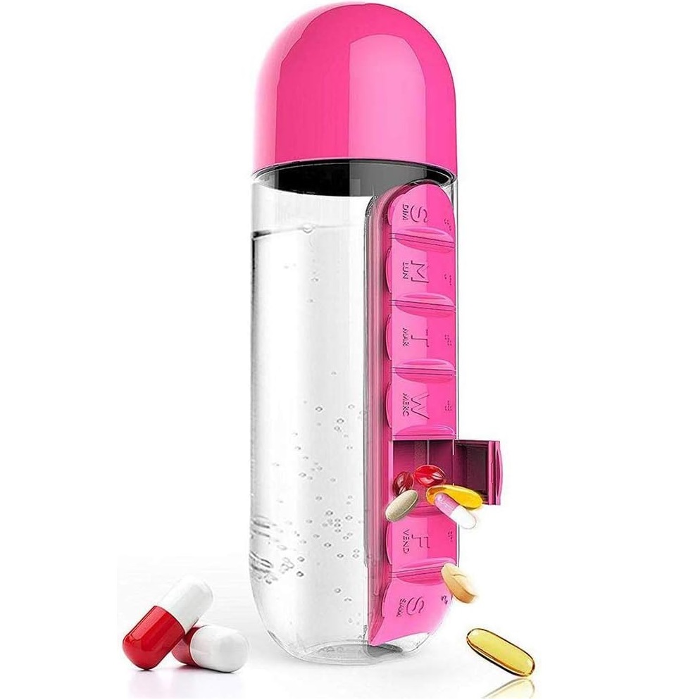 PILLFLASK -  600ML FLAŠKA S SHRANJEVALNIKOM ZA ZDRAVILA