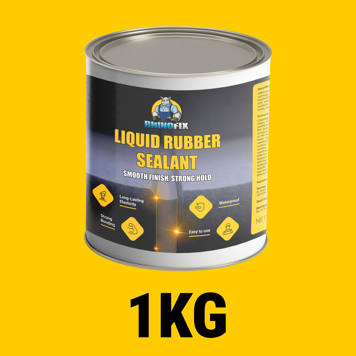 RhinoFix POLIURETANSKA TEKOČA TESNILNA MASA