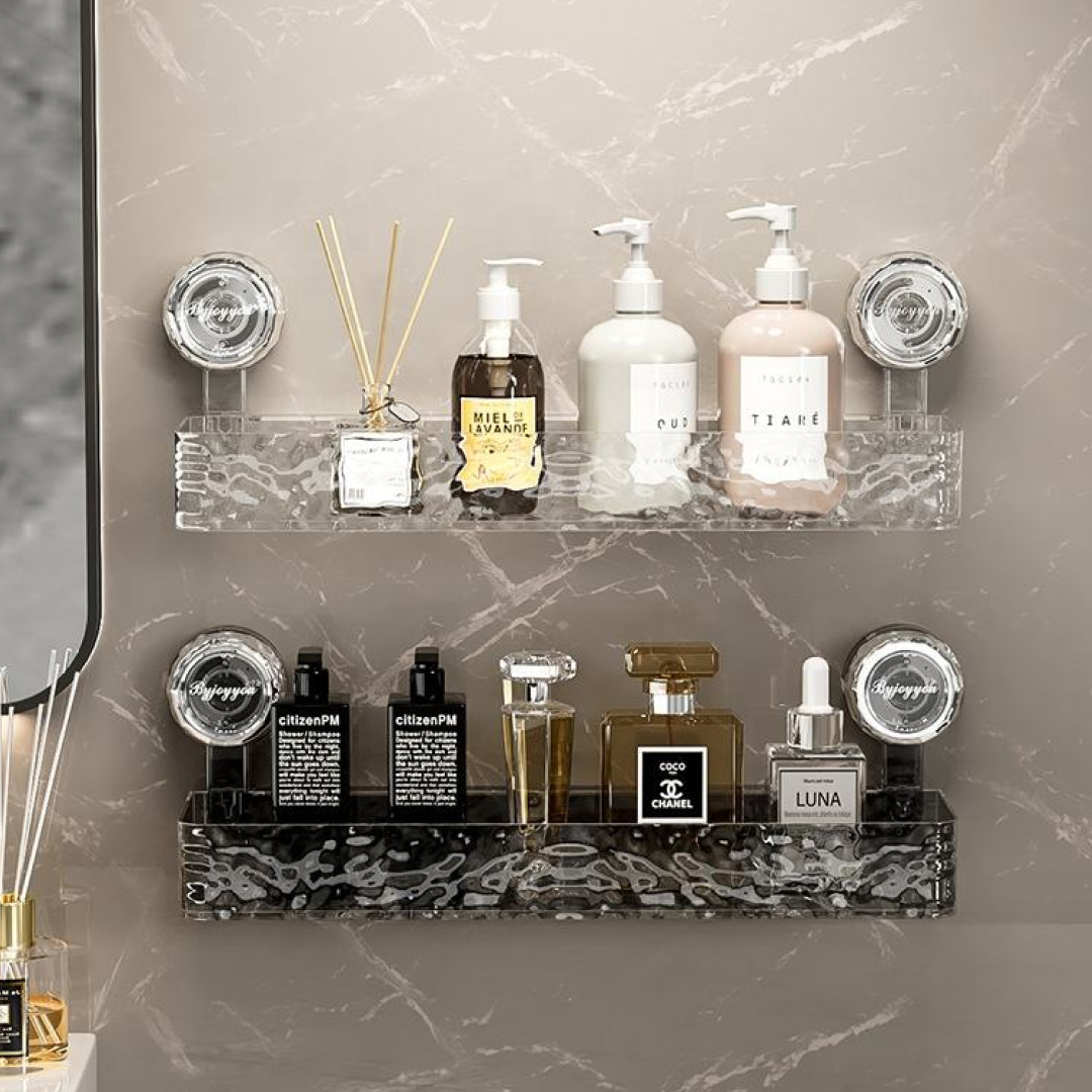 Prozoren košarica z vakuumskim priseskom LotionRack™ - slika 3