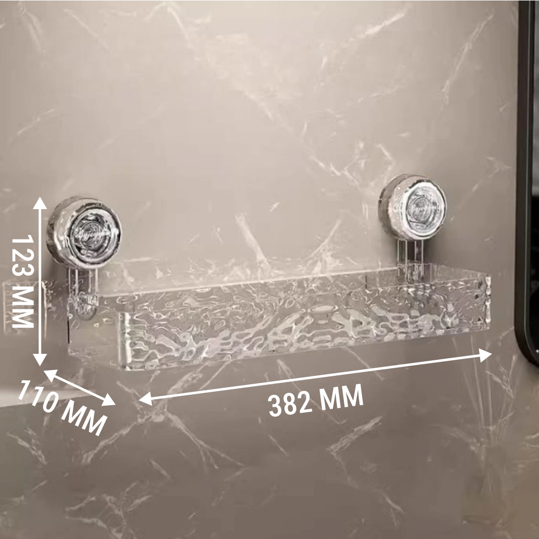 Prozoren košarica z vakuumskim priseskom LotionRack™ - slika 5